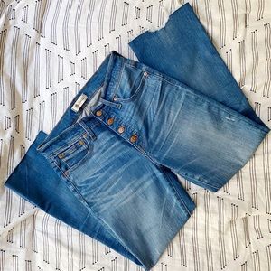 madewell cali demi-boot in bronson wash